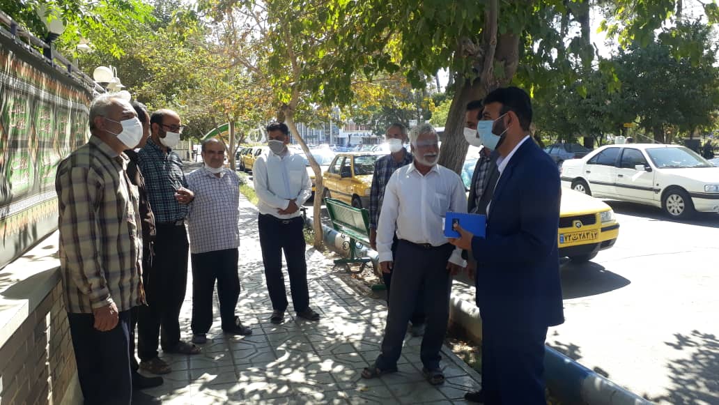 گشت بازرسان سازمان مدیریت حمل ونقل از ایستگاه های تاکسی سطح شهر