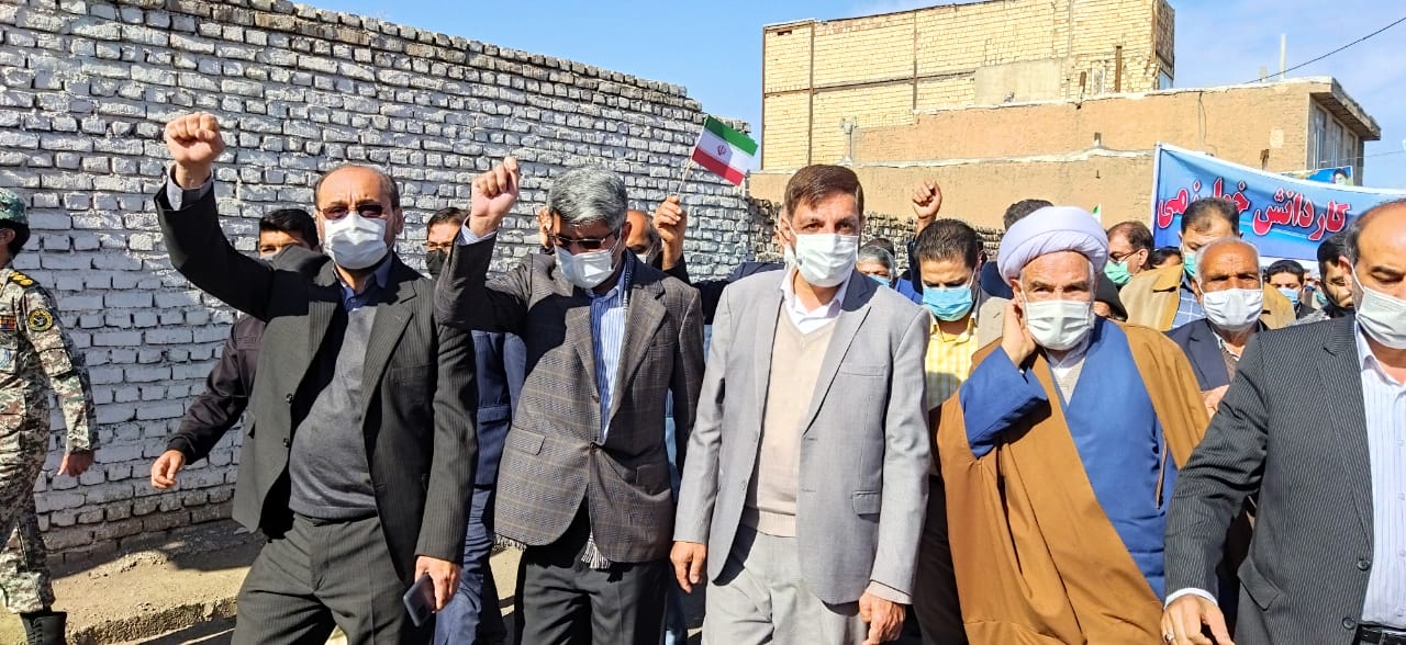 گزارش تصویری شهرمن گناباد از حضور حماسی مردم و مسئولین در ۲۲ بهمن‌ماه ۱۴۰۰ گناباد