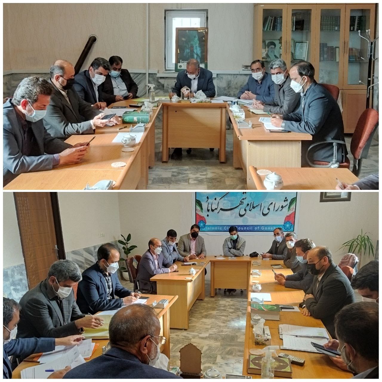 جلسه هماهنگی شورای اسلامی شهر گناباد و ستاد استقبال از بهار ۱۴۰۱ شهرداری گناباد برگزار شد