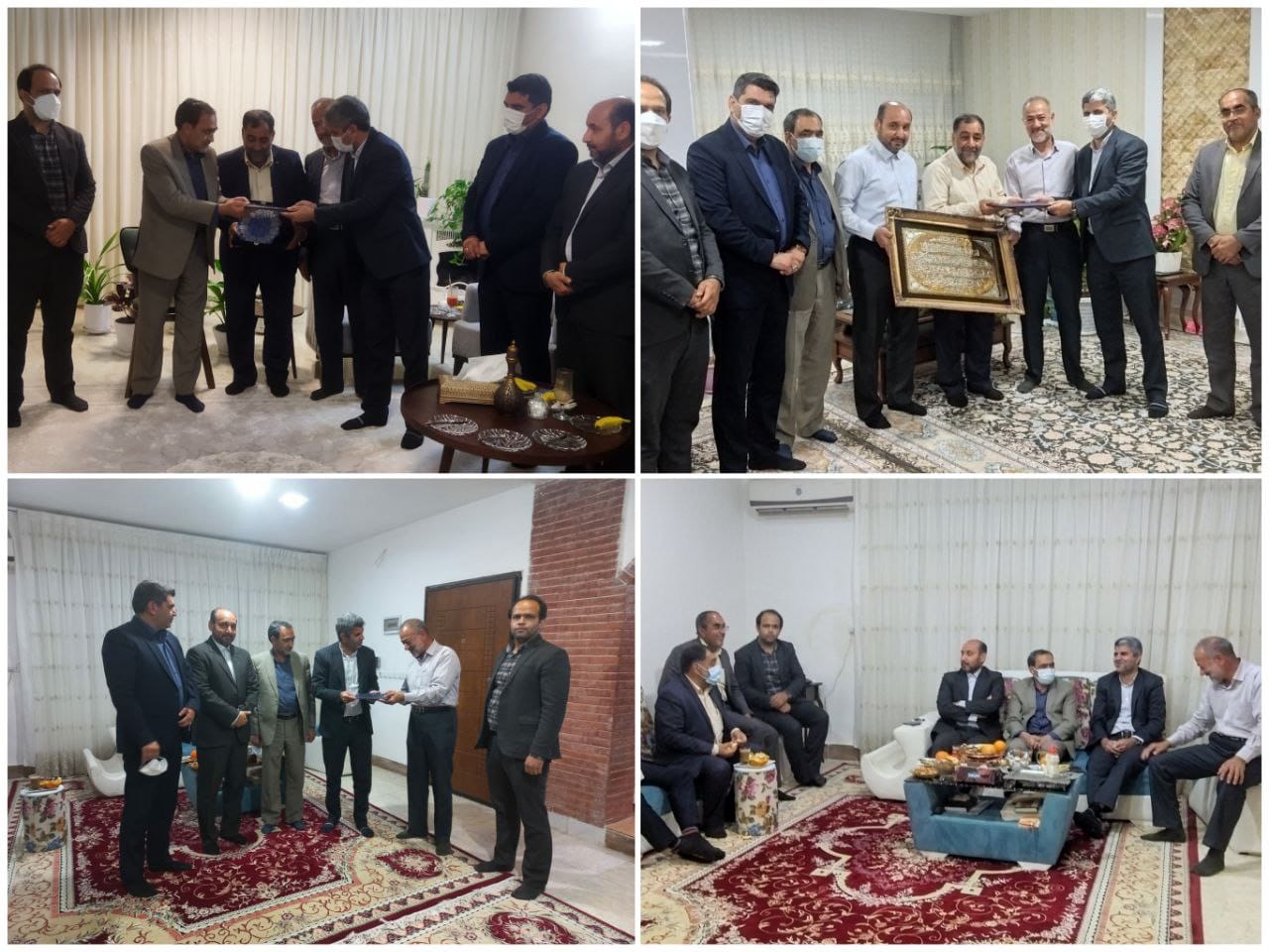 عرض تبریک روز پاسدار و جانباز به اعضای شورای اسلامی شهر گناباد
