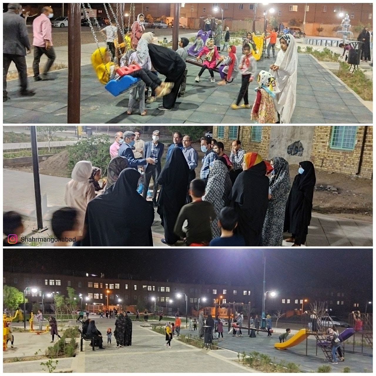 استقبال کم نظیر شهروندان از بوستان شهرک امام رضا علیه السلام