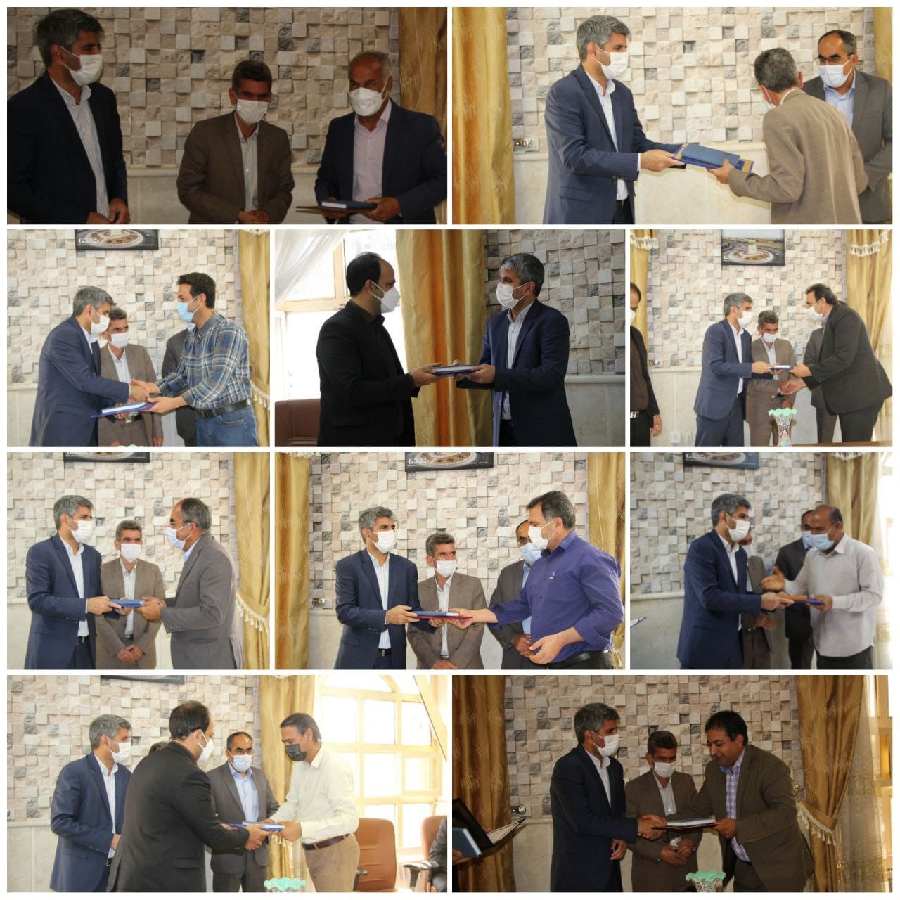  تقدیر شهردار گناباد از مدیران واحدها