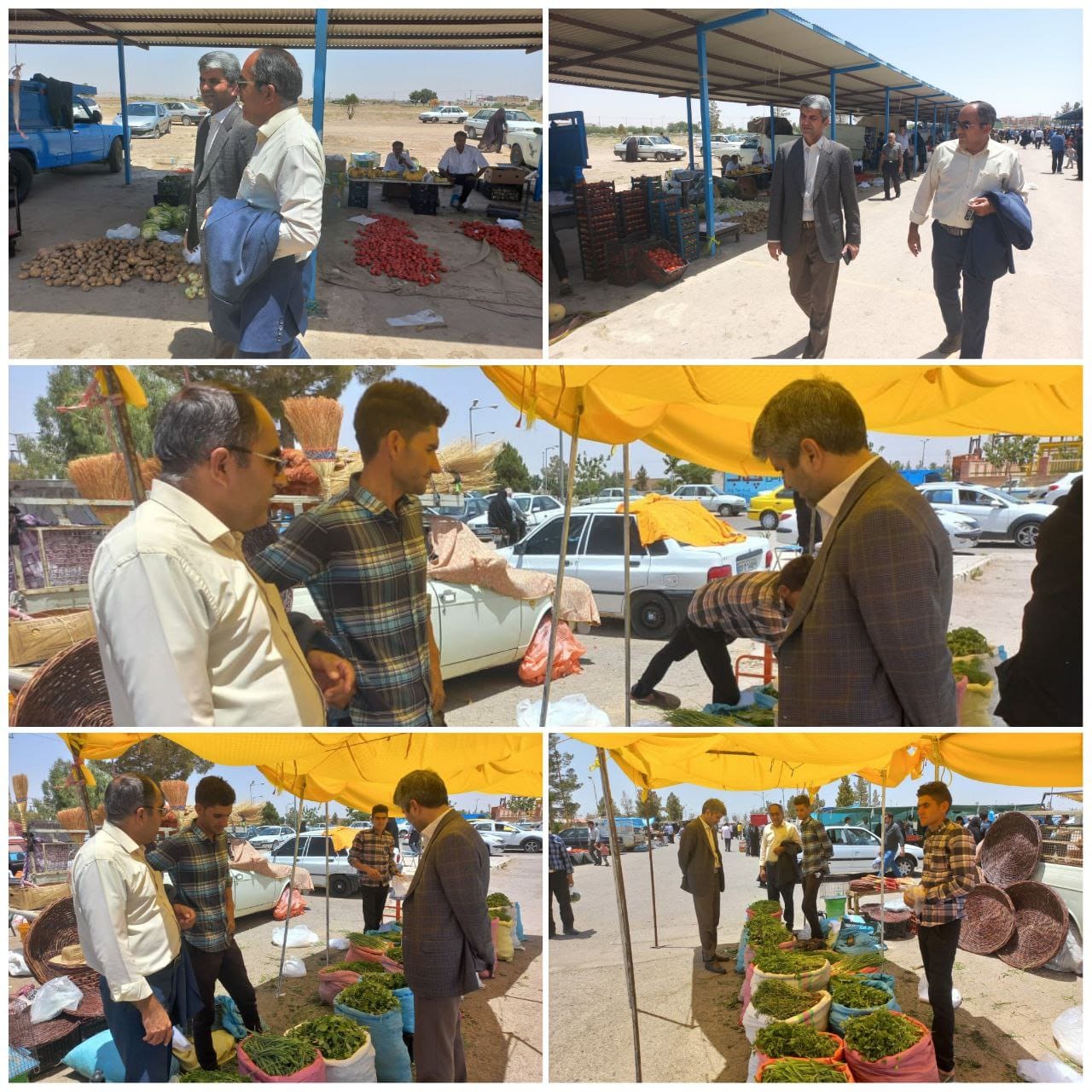  شهردار گناباد از جمعه بازار بازدید نمود