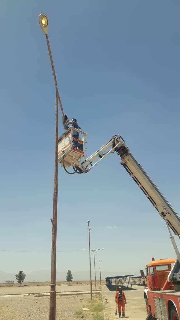 ساماندهی سیستم روشنایی جمعه بازار