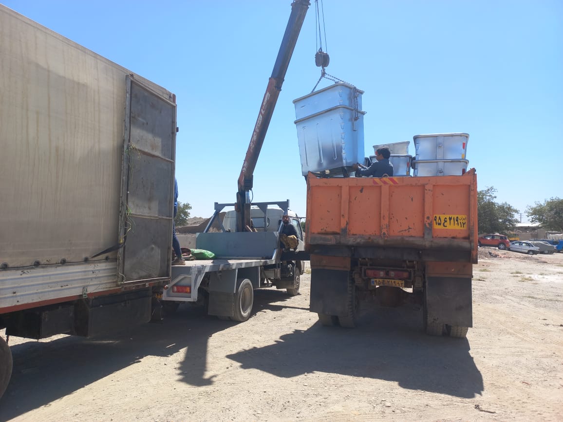 خرید سطل های زباله مکانیزه توسط شهرداری گناباد
