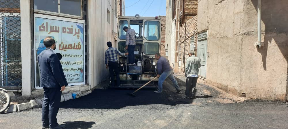 آخر هفته پرکار واحد فنی و عمرانی شهرداری گناباد