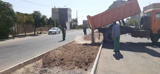 آغاز عملیات خاکبرداری و خاکریزی بلوار امام حسین(ع) 