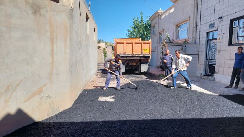 تدوام عملیات اسفالت معابر سطح شهر 