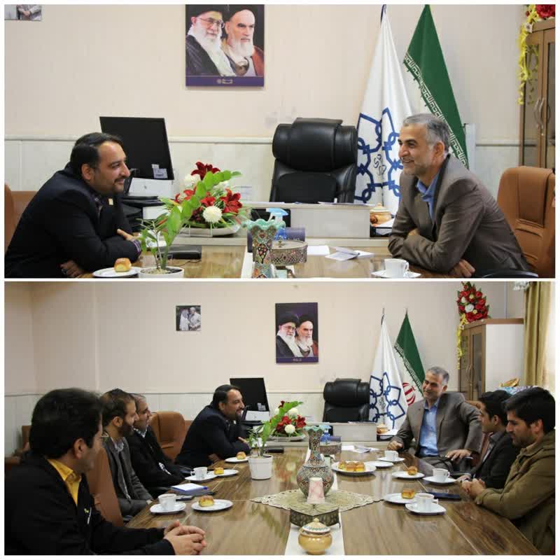 دیدار رئیس مجتمع آموزش عالی با شهردار گناباد