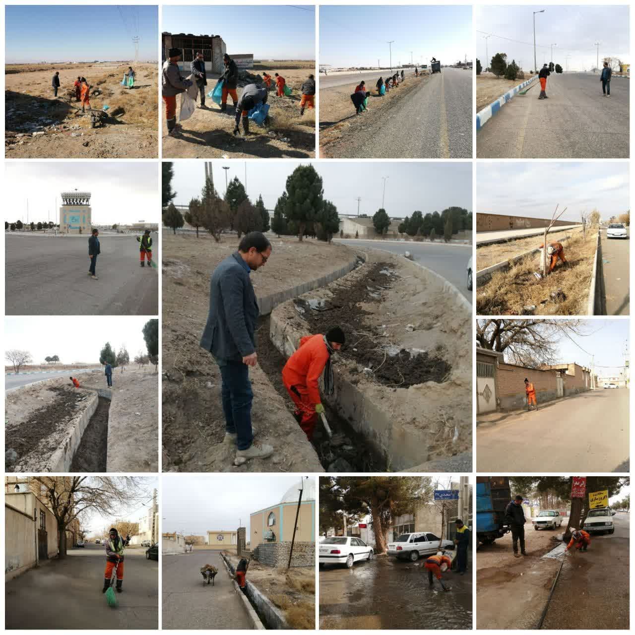  فعالیت های پاکبانان خدوم شهرمان در راستای رسیدگی به درخواست شهروندان