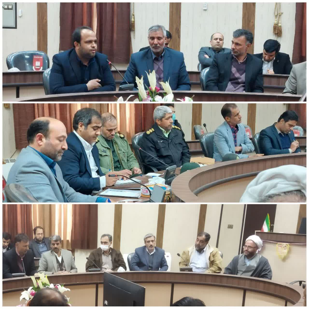 برگزاری جلسه ستاد نوروزی و خدمات سفر شهرستان گناباد