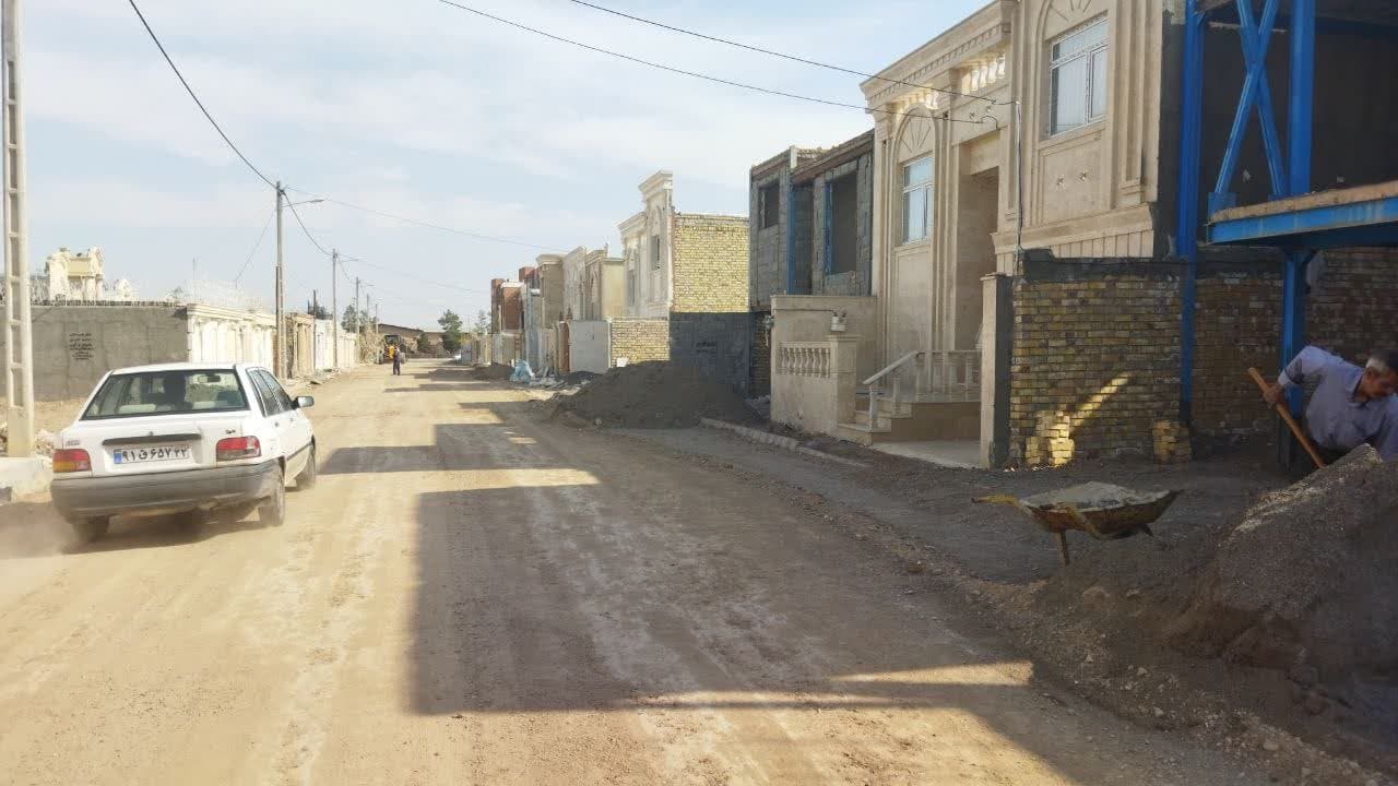 مصالح ساختمانی مانع عملیات زیرسازی خیابان شهدا ۱۴/۱ شد