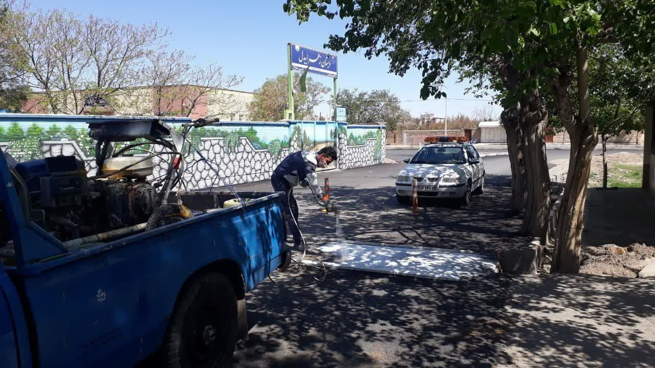  سرعتکاه های جدید رنگ آمیزی شد