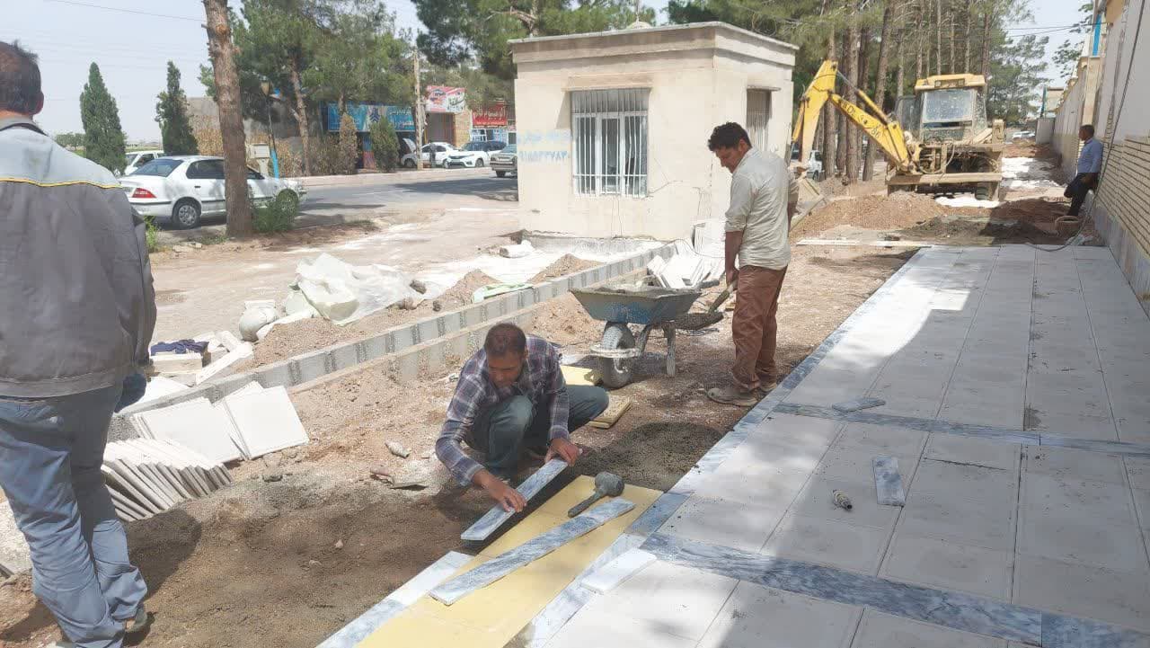 افزایش تعداد اکیپ های عمرانی و سرعت کار بیشتر در پروژه احداث پارک بانوان