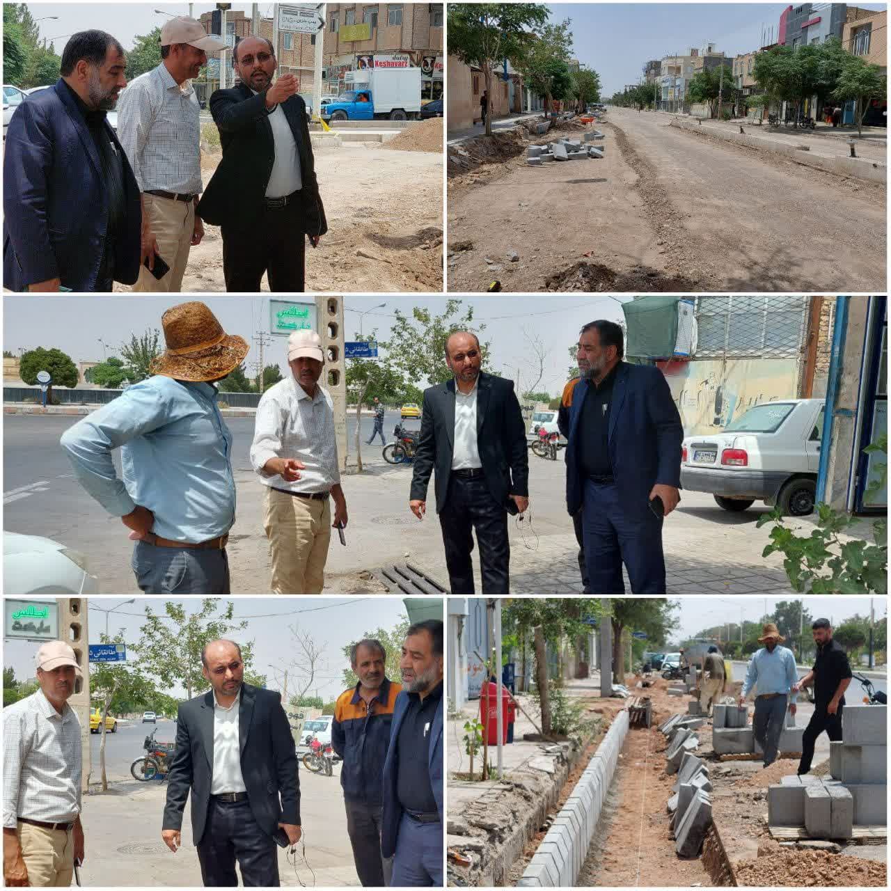 تاکید سرپرست شهرداری گناباد برسرعت بخشی در روند پروژه های عمرانی