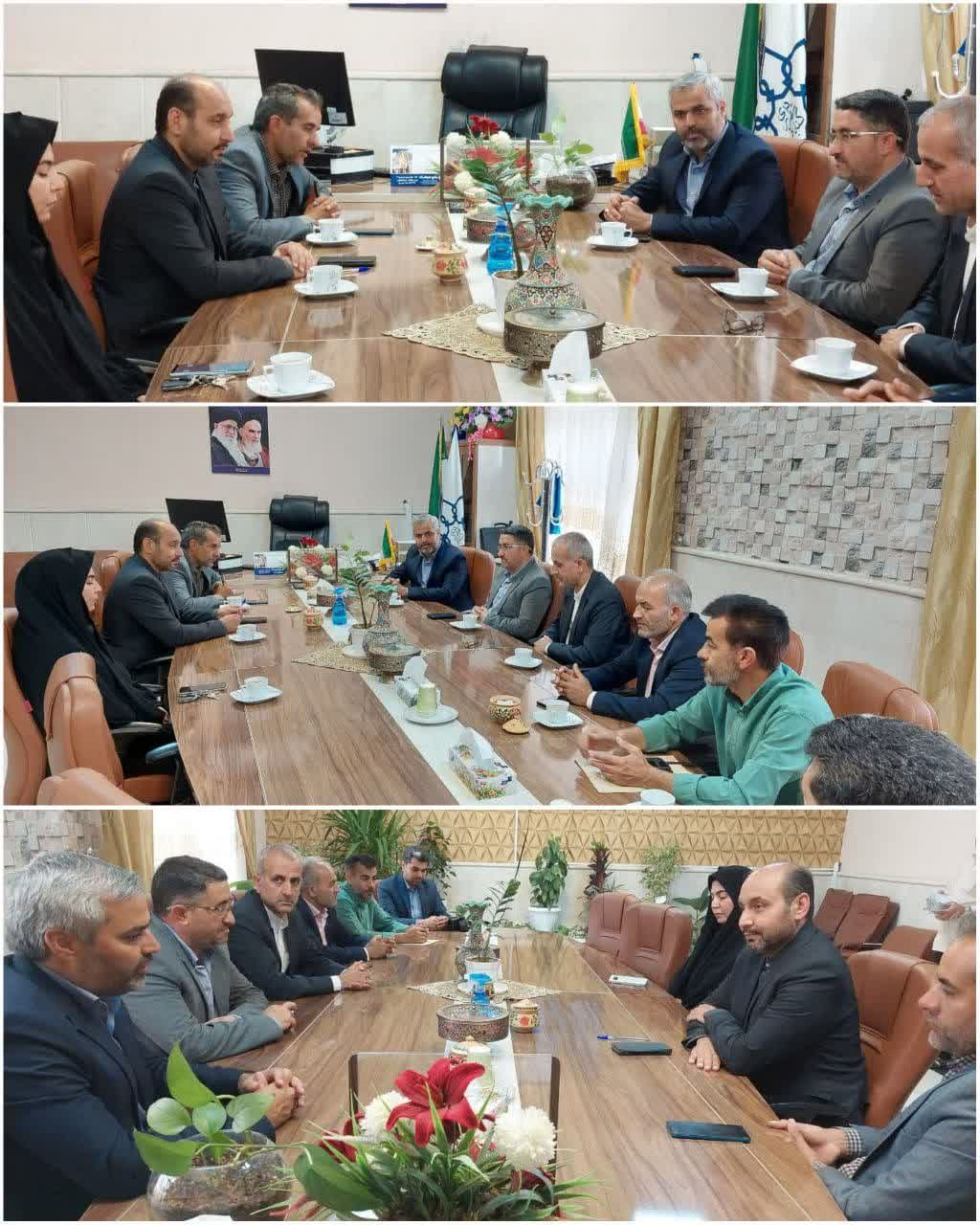 دیدار رئیس اداره آموزش و پرورش با سرپرست شهرداری گناباد