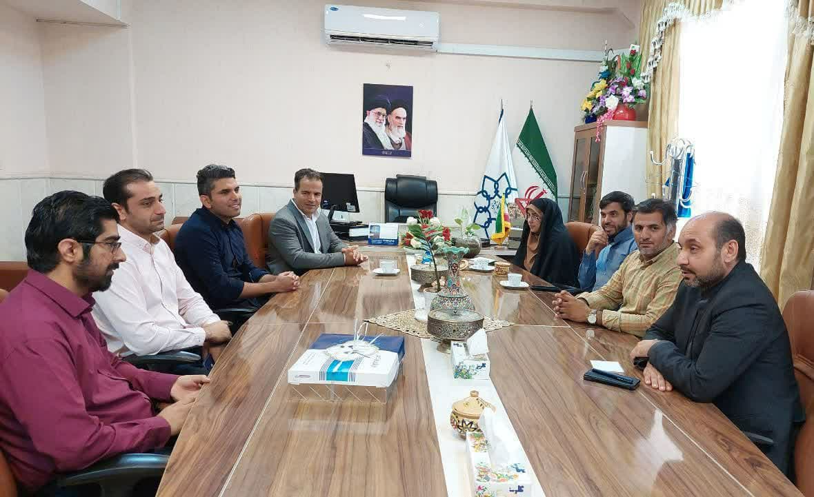  دیدار رئیس اداره راه و شهرسازی با سرپرست شهرداری گناباد 