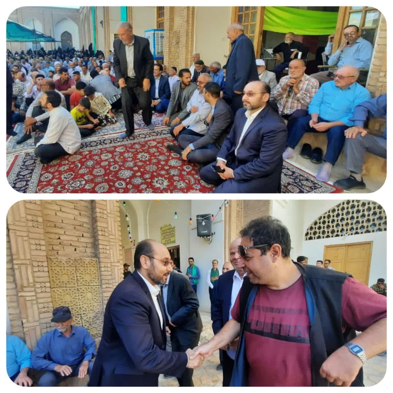 دیدار سرپرست شهرداری گناباد با سادات در روز عید غدیر خم