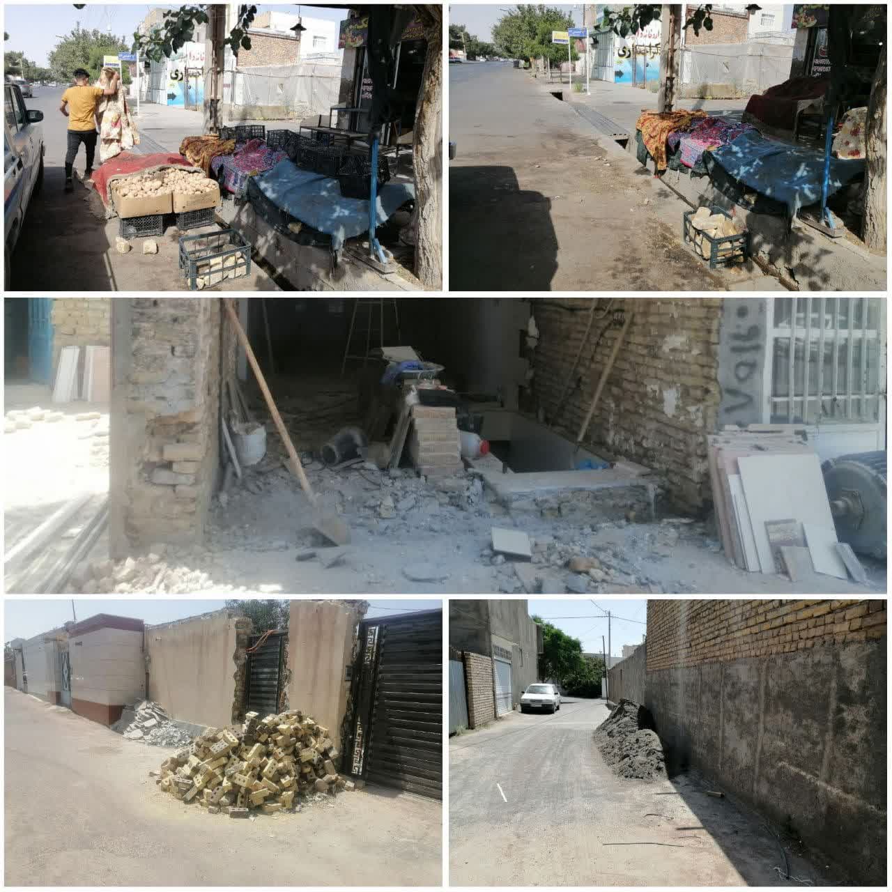  فعالیت گشت واحد اجرائیات شهرداری گناباد 