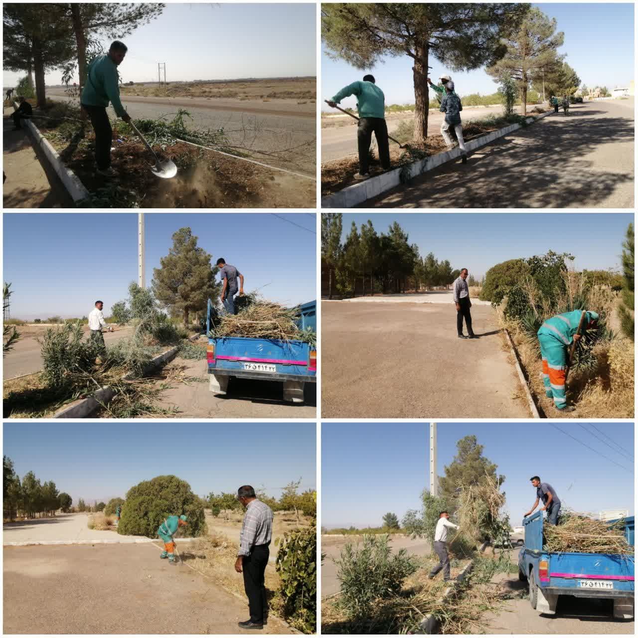  ادامه طرح ساماندهی محیط آرامستان بهشت قاسم 