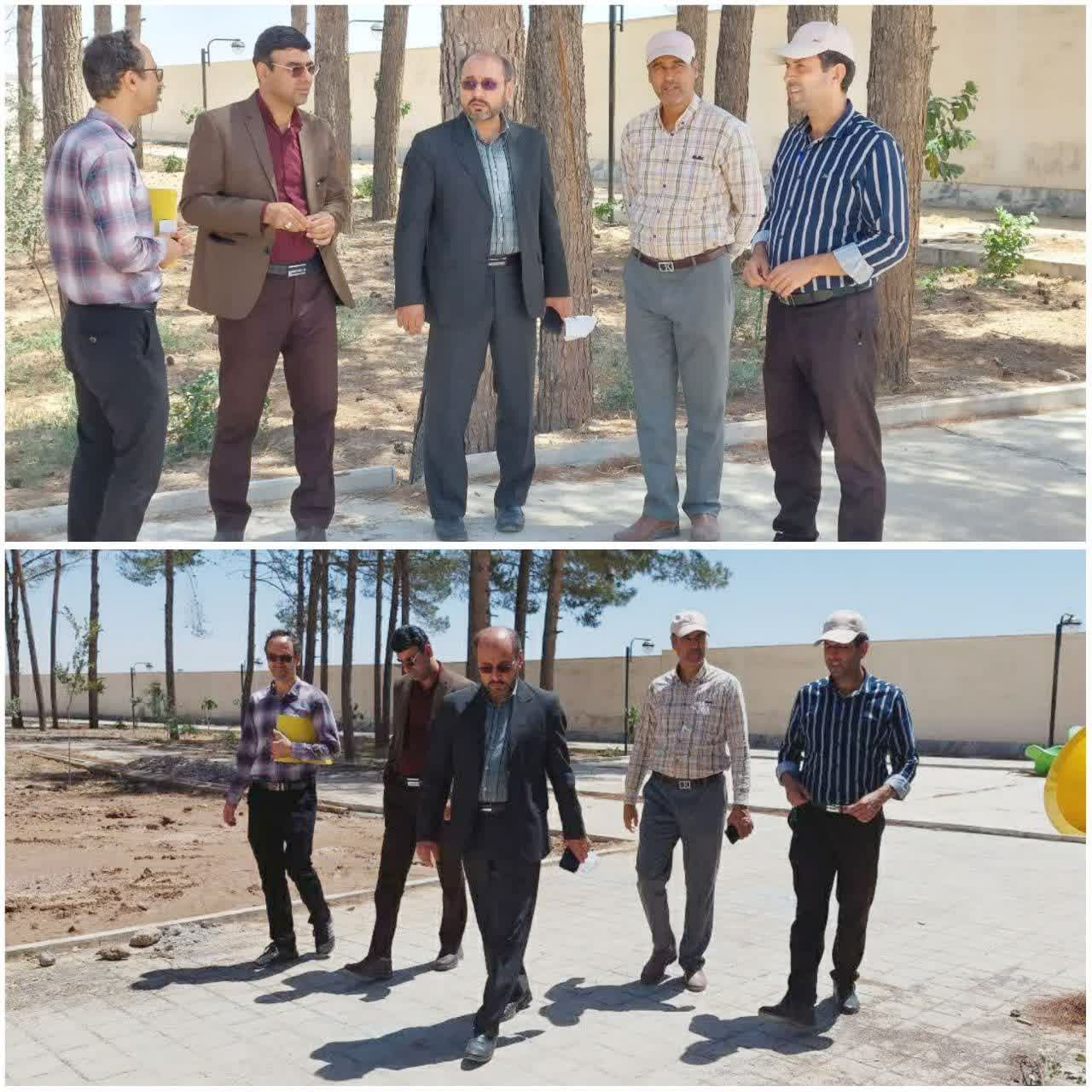  بازدید شهردار گناباد از پارک بانوان