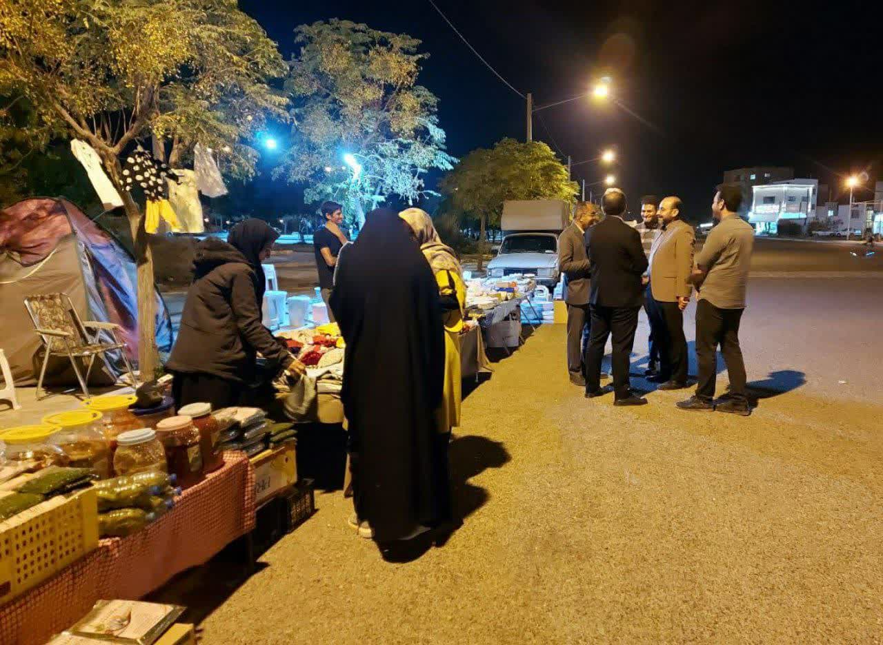  شب بازار گناباد هرشب فعال است
