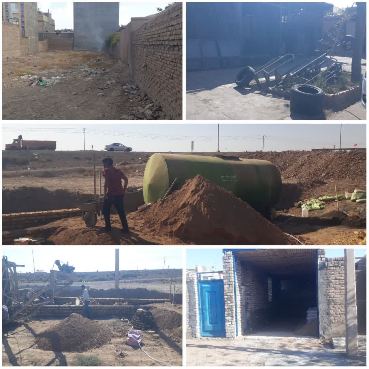  فعالیت اکیپ های واحد اجرائیات شهرداری گناباد در راستای برقراری نظم و انضباط شهری 