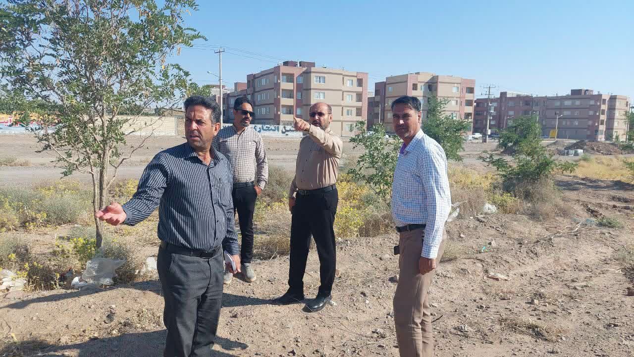 بازدید میدانی شهردار گناباد از کارگاه عمرانی سطح شهر