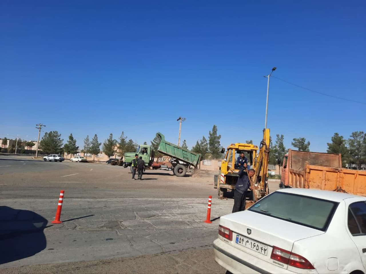 ادامه بی وقفه عملیات لکه گیری 