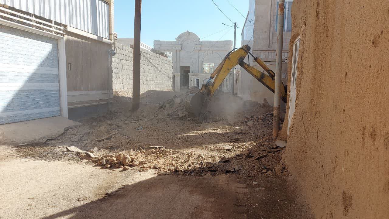 اکیپ دوم فعال واحد عمران شهرداری گناباد