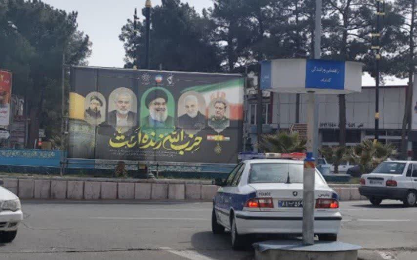 فضاسازی سطح شهر به مناسبت تشيع شهدای مقاومت 