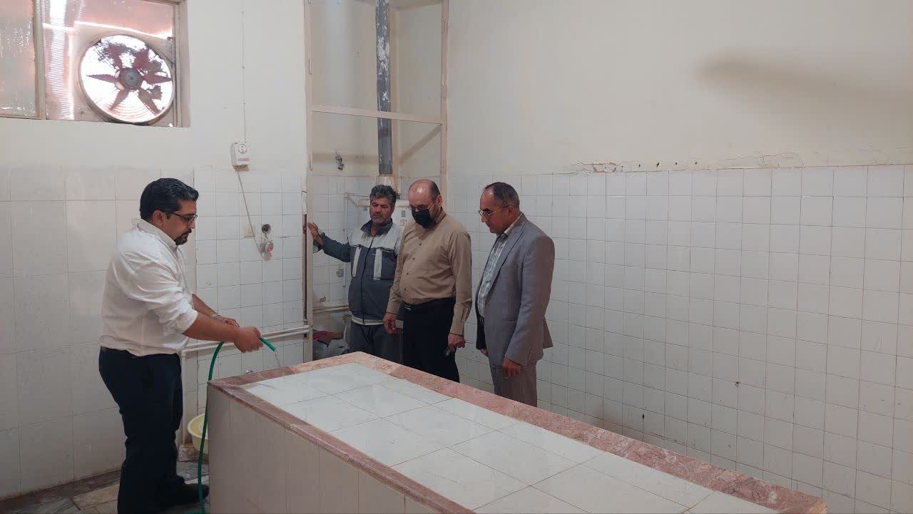 رفع مشکلات غسالخانه بهشت قاسم در دستور کار قرار گرفت