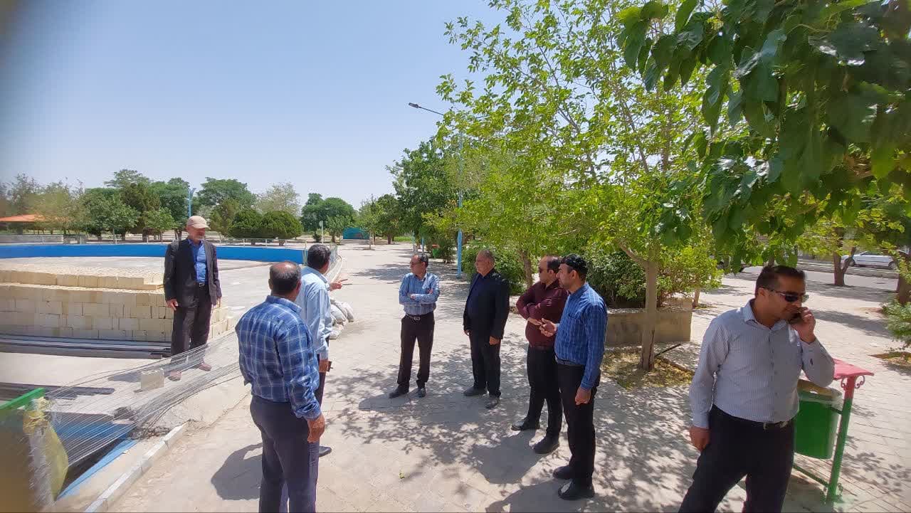 بازدید اعضای شورای اسلامی شهر گناباد از پروژه های عمرانی انجام شد