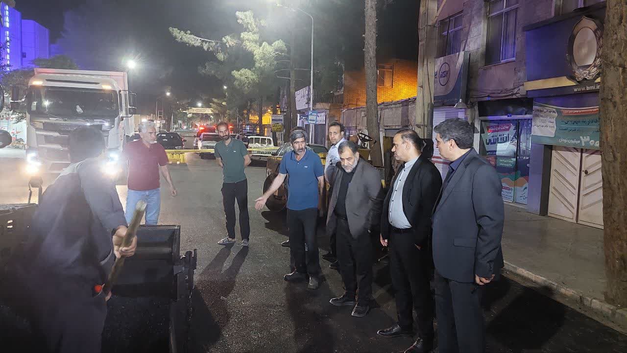بازدید نماینده مردم گناباد و بجستان در مجلس شورای اسلامی از روند اجرای آسفالت معابر انجام شد