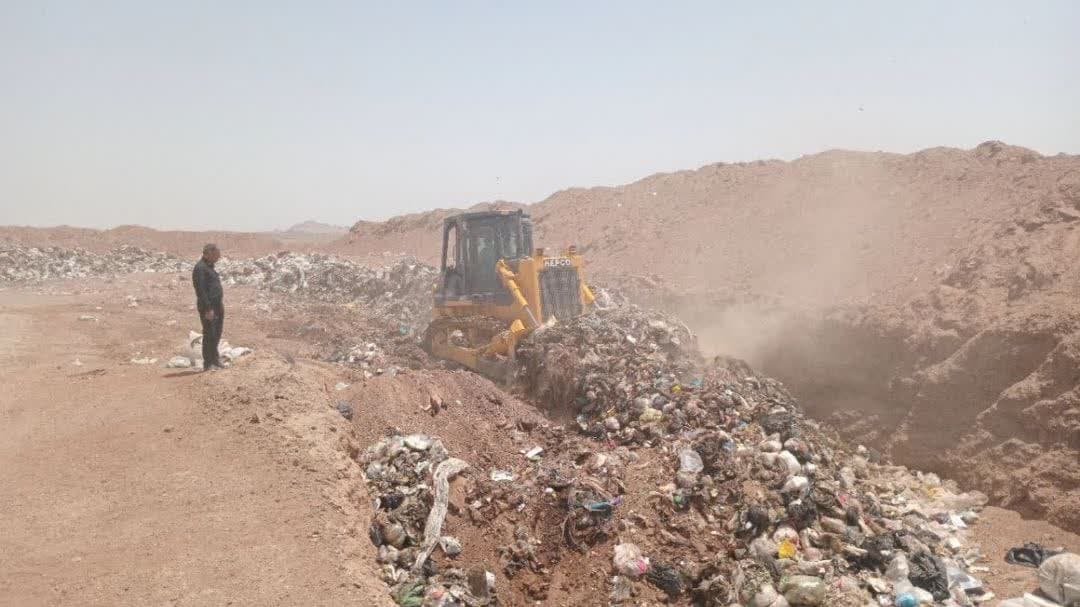 دفن بهداشتی پسماندها با رعایت استانداردهای زیست‌محیطی انجام شد
