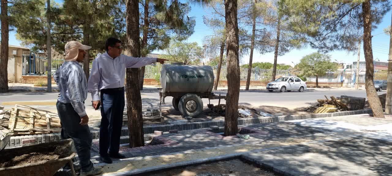 سرپرست شهرداری از ۷ پروژه عمرانی شهر بازدید کرد  