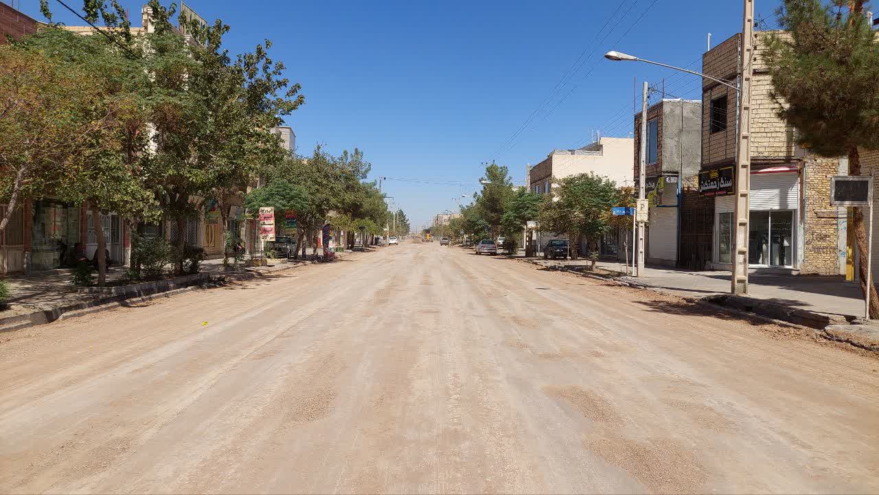 اجرای زیرسازی خیابان حافظ در حال انجام است