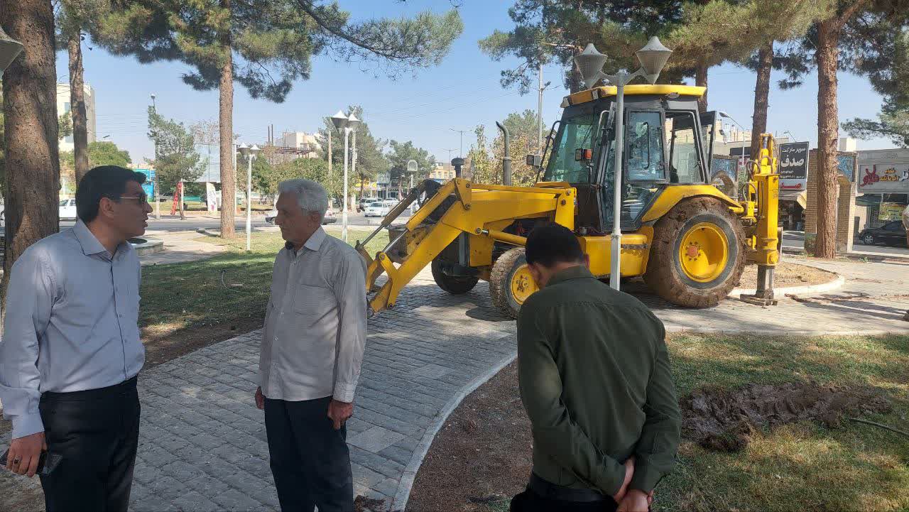 احداث آبنما در میدان آزادگان انجام می پذیرد