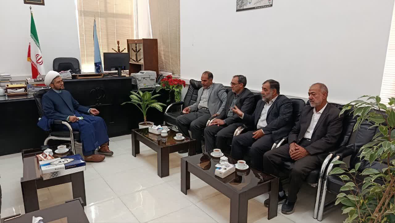دیدار اعضای شورای اسلامی شهر با دادستان جدید شهرستان گناباد