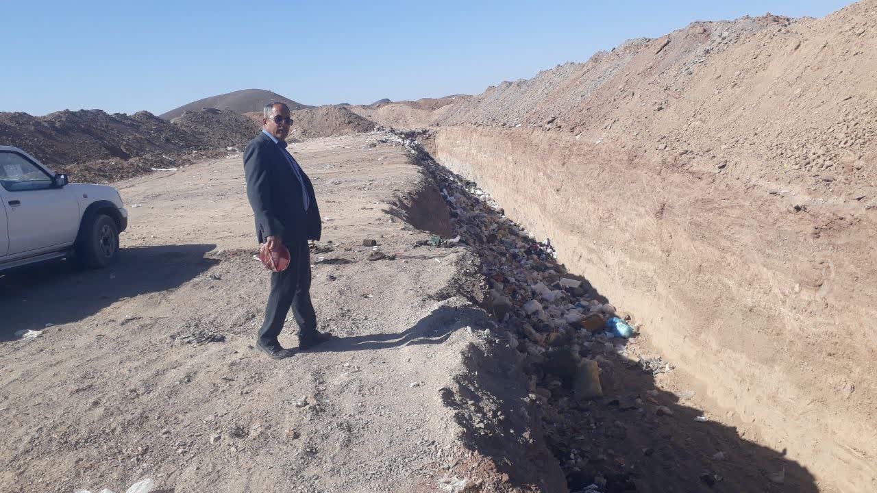 احداث ترانشه جدید دفن زباله انجام شد