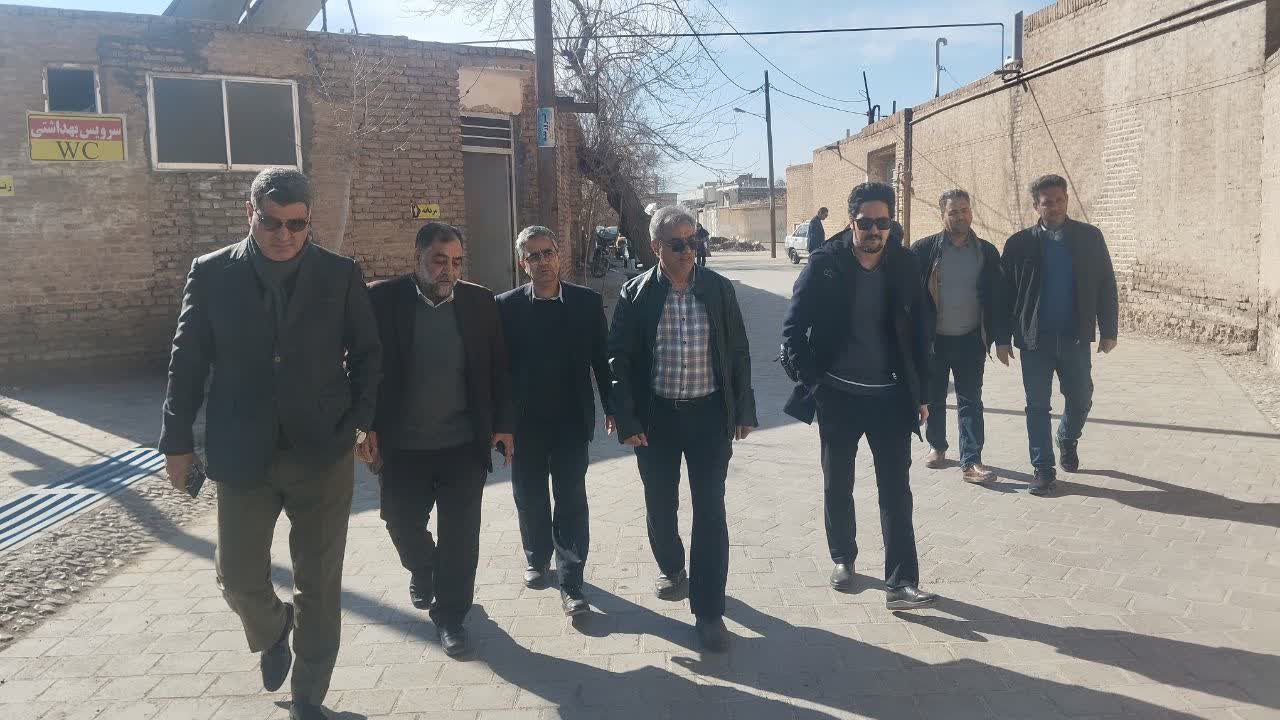 بازدید ناظران استانی برای تحویل قطعی پروژه مسجد جامع گناباد