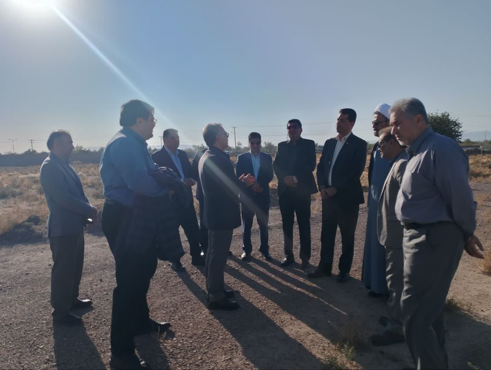 بازدید میدانی از مسیر پردیس دانشگاه علوم پزشکی گناباد